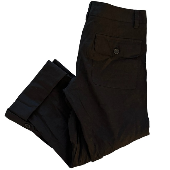 Theory Piko Linen Blend Dressy Utility Cargo Pant Size 4 - Picture 11 of 11